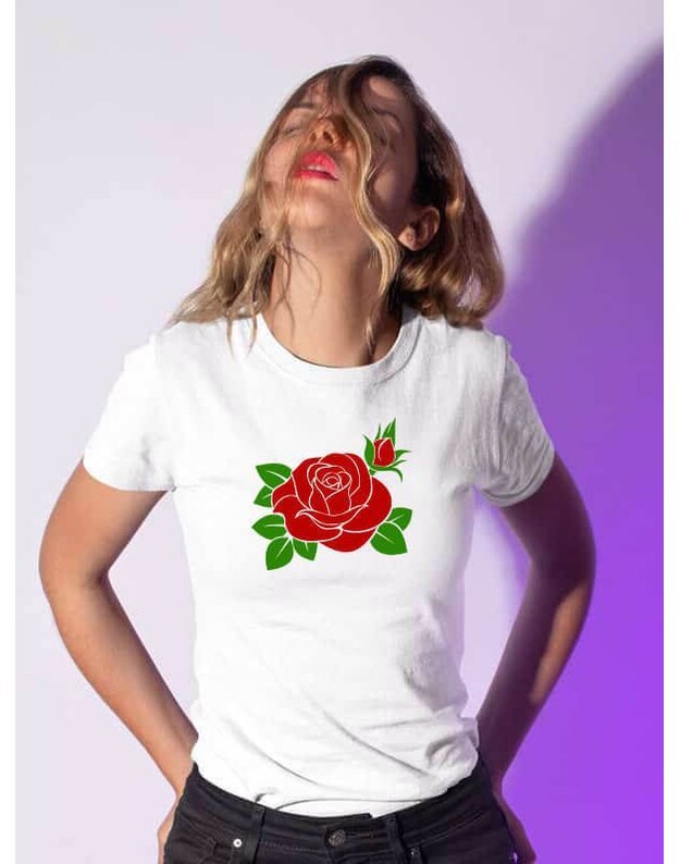 Marškinėliai-Rožė