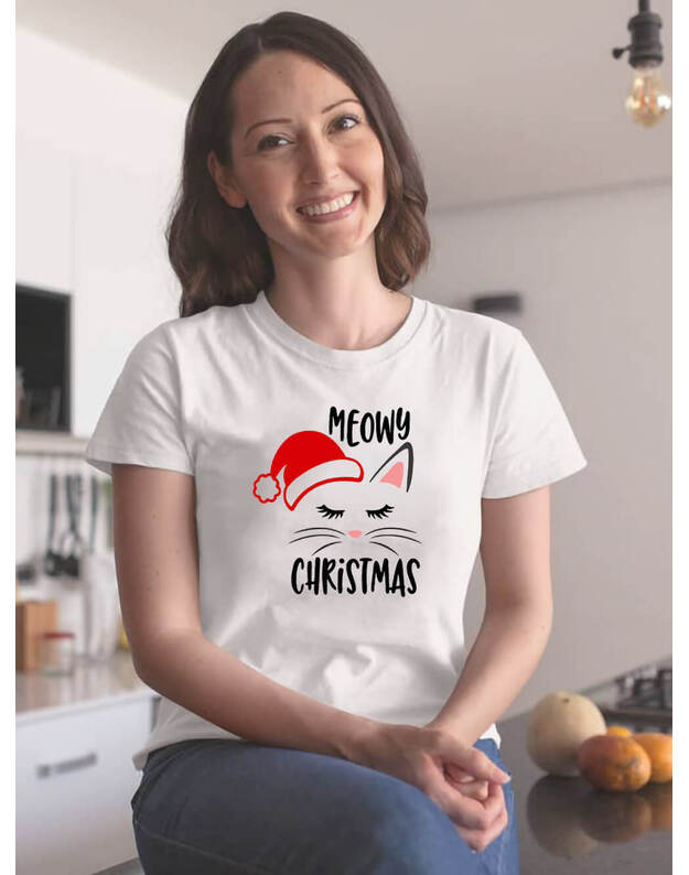 Marškinėliai - Meowy Christmas