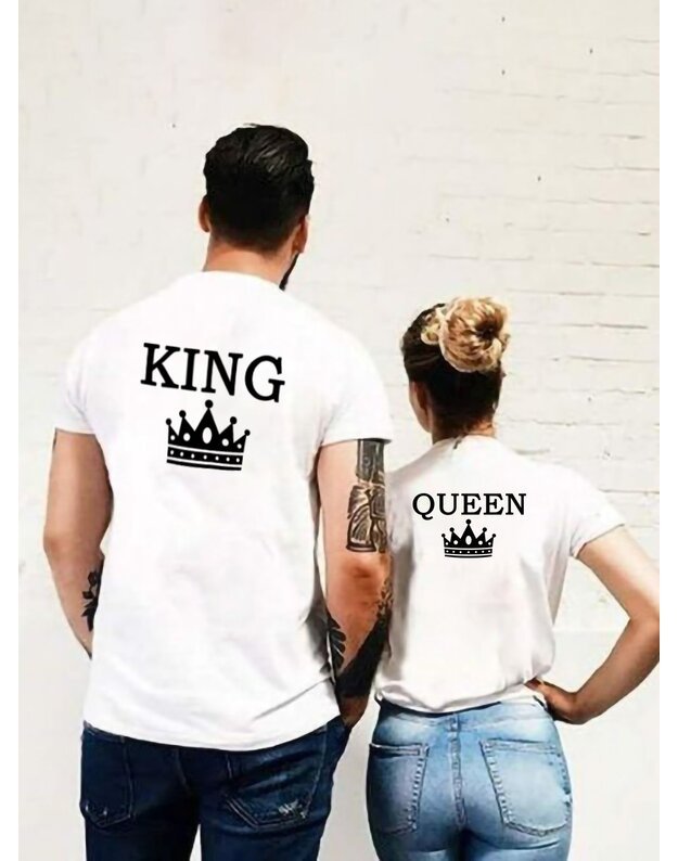 Marškinėliai - KING & QUEEN