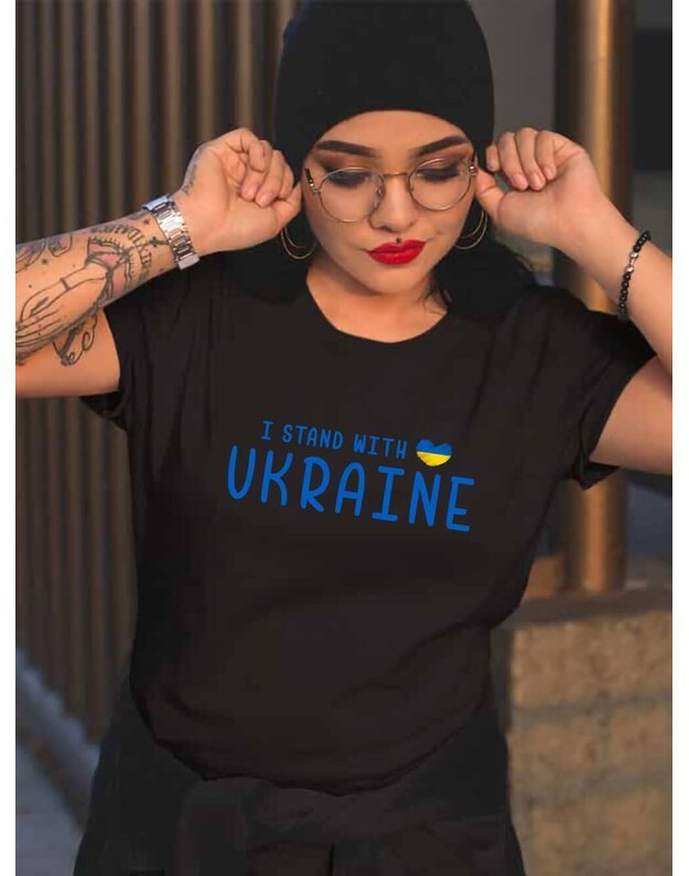 Marškinėliai - I stand with Ukraine