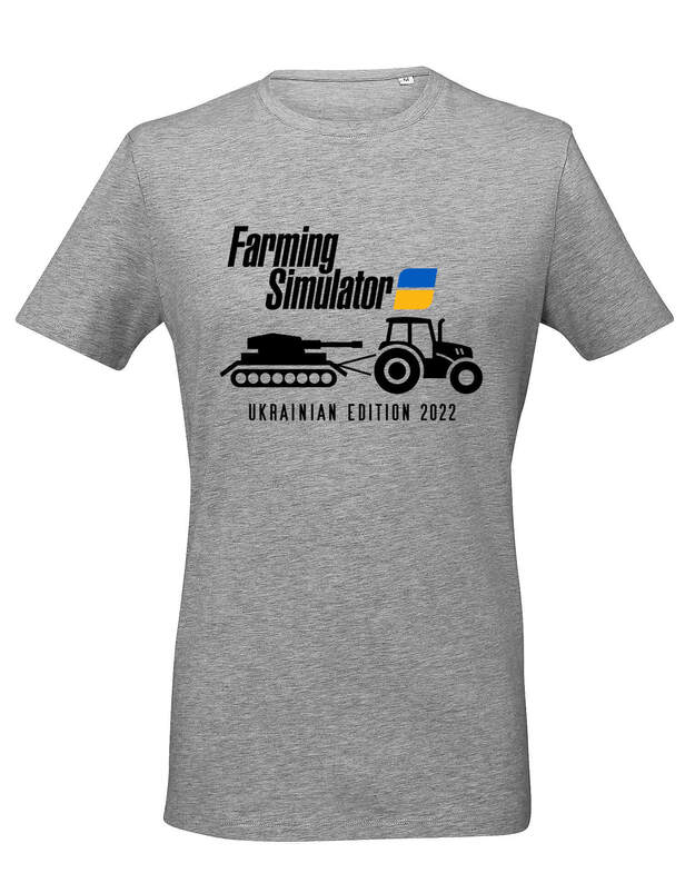 Marškinėliai - Farming Simulator Ukrainian edition